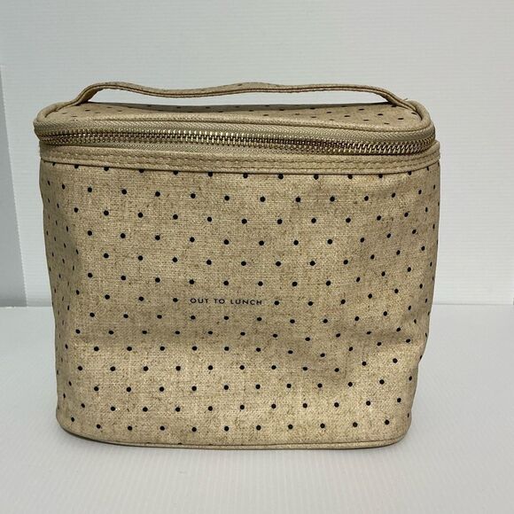 Kate Spade Linen Dot Out to Lunch Bag - Picture 1 of 10